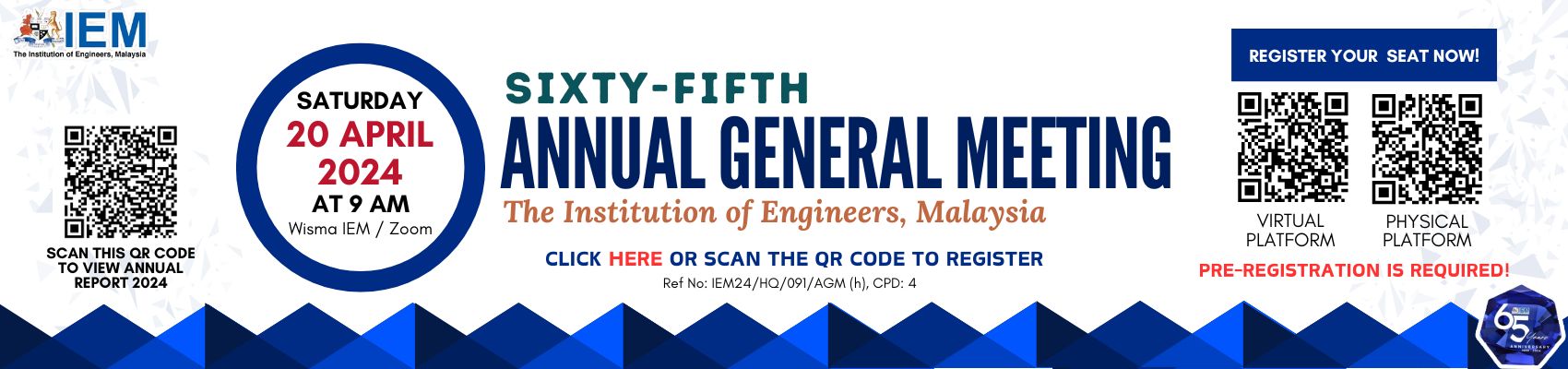 65th Annual General Meeting of The Institution of Engineers, Malaysia